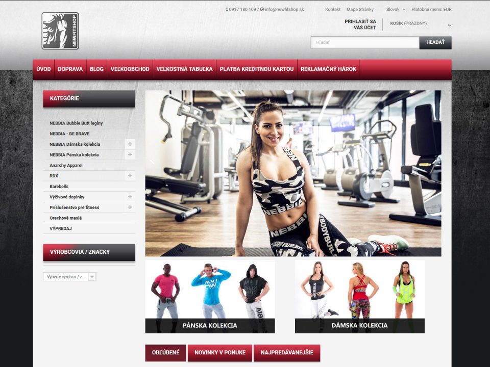 Referencia - newfitshop.sk - vega solutions s.r.o.