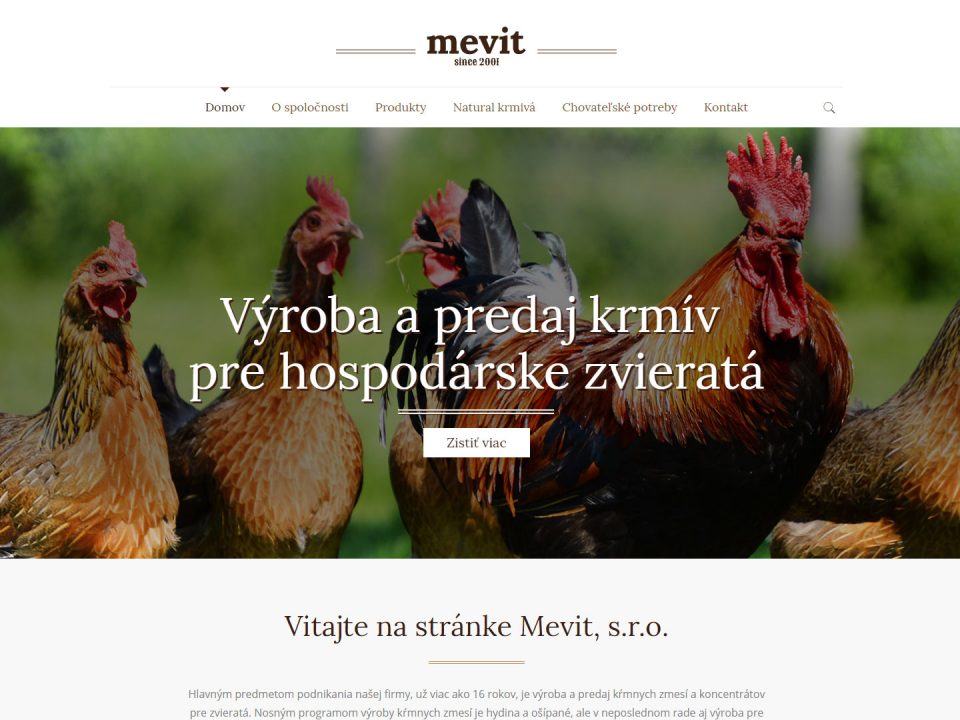 Referencia - mevit.sk - vega solutions s.r.o.